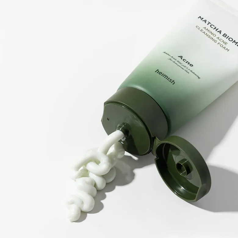 Heimish Matcha Biome Amino Acne Cleansing Foam 150ml - Image 2