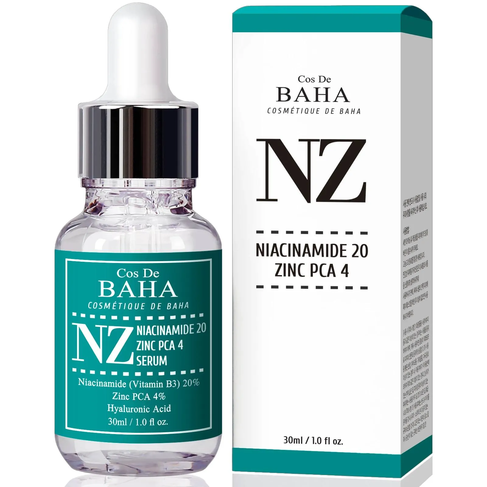 Cos De Baha Niacinamide 20% + Zinc 4% Serum 30ml (NZ) - Image 2