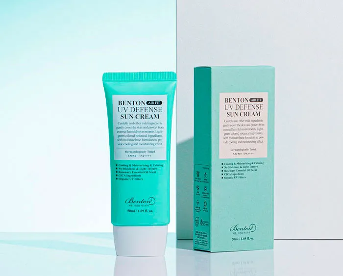 Benton Air Fit UV defense Sun Cream SPF50+/PA++++ 50ml - Image 2