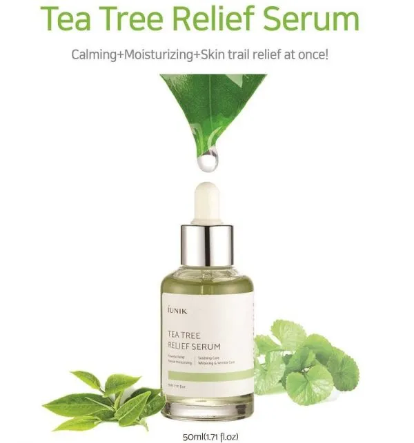 iUNIK Tea Tree Relief Serum 50ml - Image 2