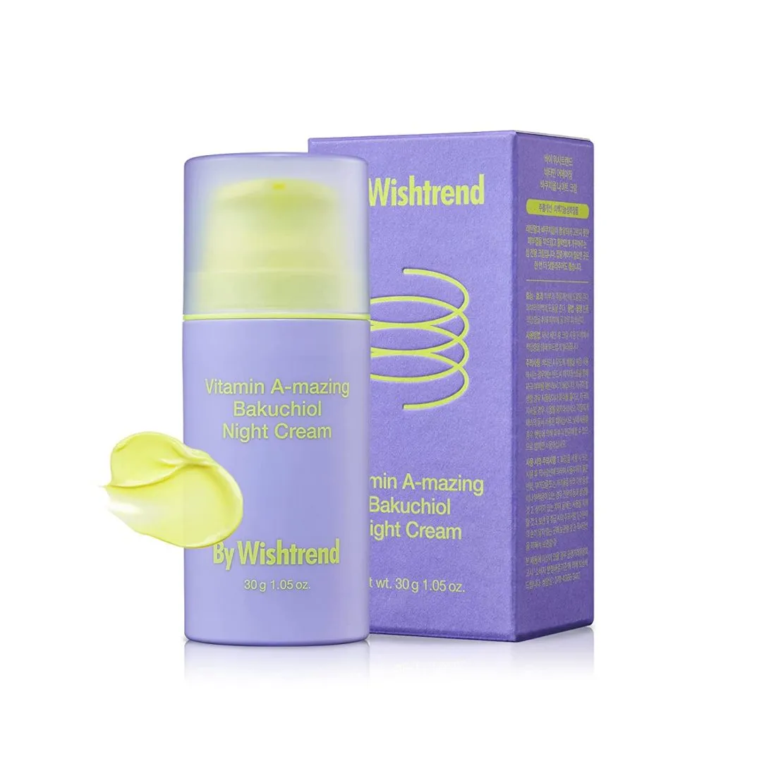 By Wishtrend Vitamin A-mazing Bakuchiol Night Cream 30ml - Image 2