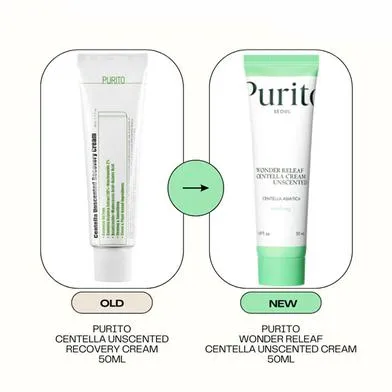 PURITO SEOUL Wonder Releaf Centella Cream Unscented 50ml - Image 2